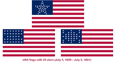 The 33-star flag